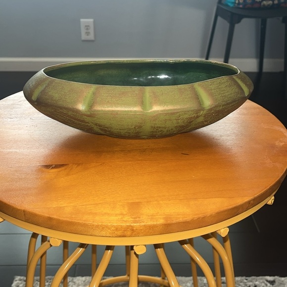 Green Ceramic Art Bowl - Picture 3 of 4